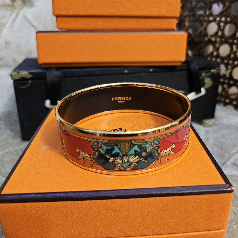 Authentic vintage Hermes Safari Bangle - Picture 6 of 6